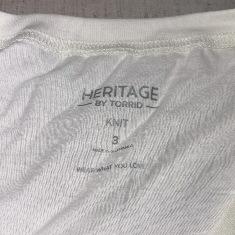 Torrid Trust Me Classic Fit Heritage Jersey Crew Tee  Plus 3X NWT - Picture 6 of 15